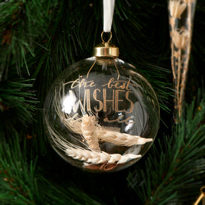 Best Wishes Ornament dia 10 458780