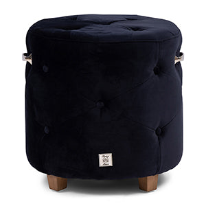 Bowery Footstool Vel III Indigo 4962006