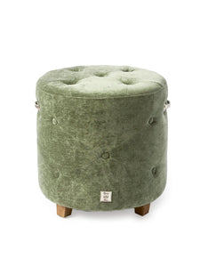 Bowery Footstool Velvet Palm 3941006