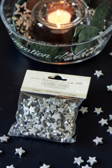 CLASSIC STARS DECORATION SILVER 383410