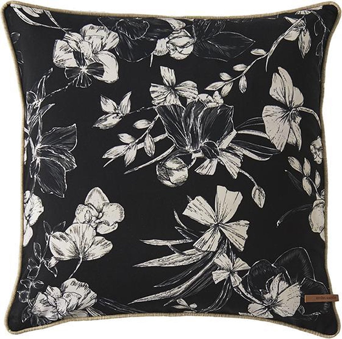 Cafe Floral Flower Pillow Cover Decolicious