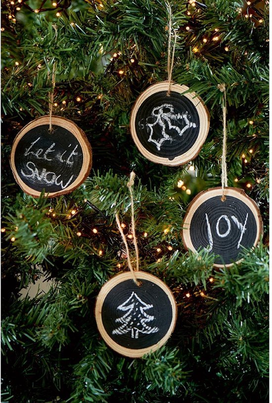 Chalkboard Wooden Winter Hanger 345480