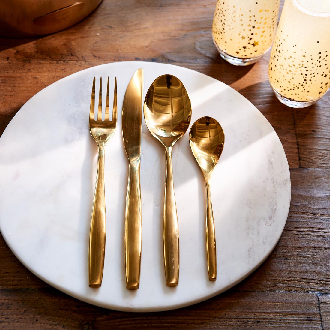 Classic RM Cutlery soft gold 4 pcs 438220