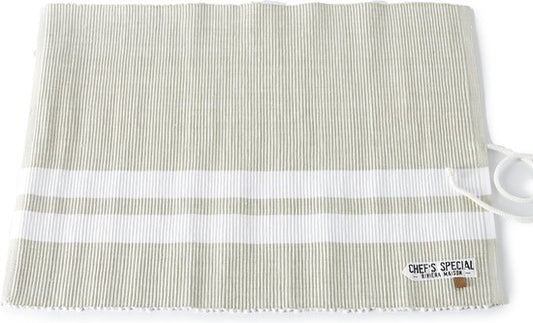 Classic Ribbed Placemat - Flax 351810