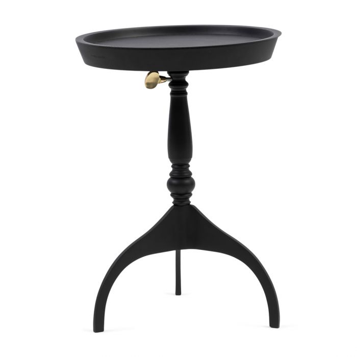 Crosby Adj End Table Black 496510
