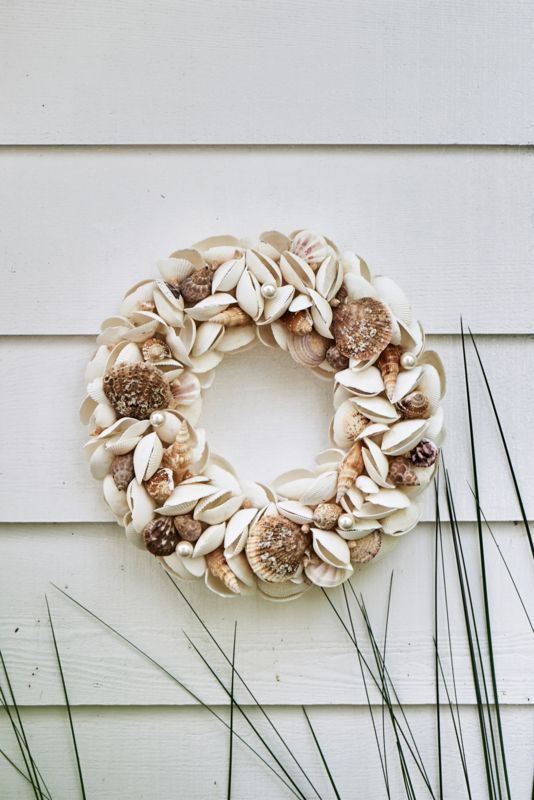 Easy Island Seashell Wreath Dia 33 407230