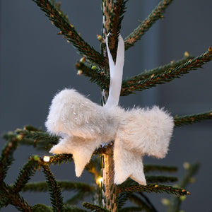 Glittering Bow Ornament 491060