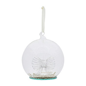 Glittery Bow Ornament Dia 10 512820