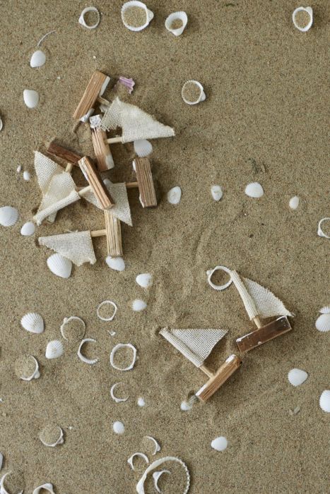 Happy Harbour Deco Boat Mini white 373270