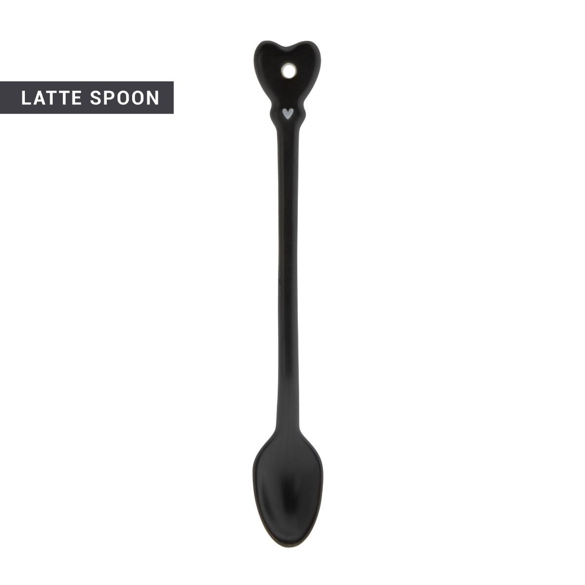 Lepel Latte 18,5 cm Matt Black LI SPOON 003MB