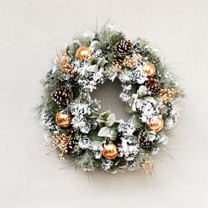 Merry Christmas Wreath gold 65 cm 424680