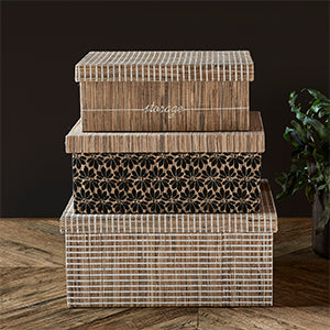 Naturally Elegant Storage Box Set 3 494090