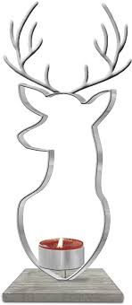 Nordic Stag Head Tea Light Holder 231285