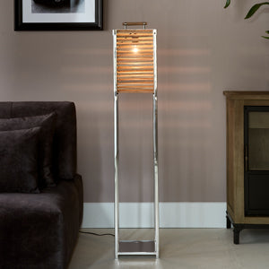 Ocean Cay Shutters Floor Lamp silv 485760