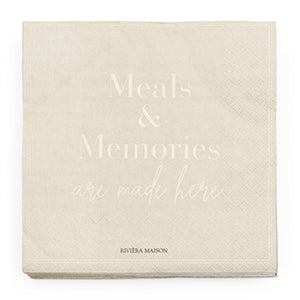 Paper Napkin Meals & Memories 548160