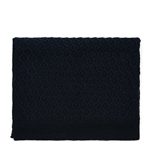 RM Knitted Cable Throw 180x130 blue 481980