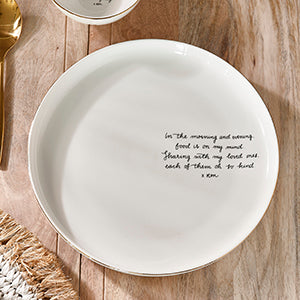 RM Sweet Poem Dinner Plate 505430