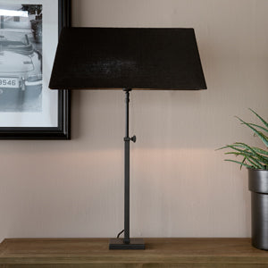 Rectangular Lampshade black 15x60 487850