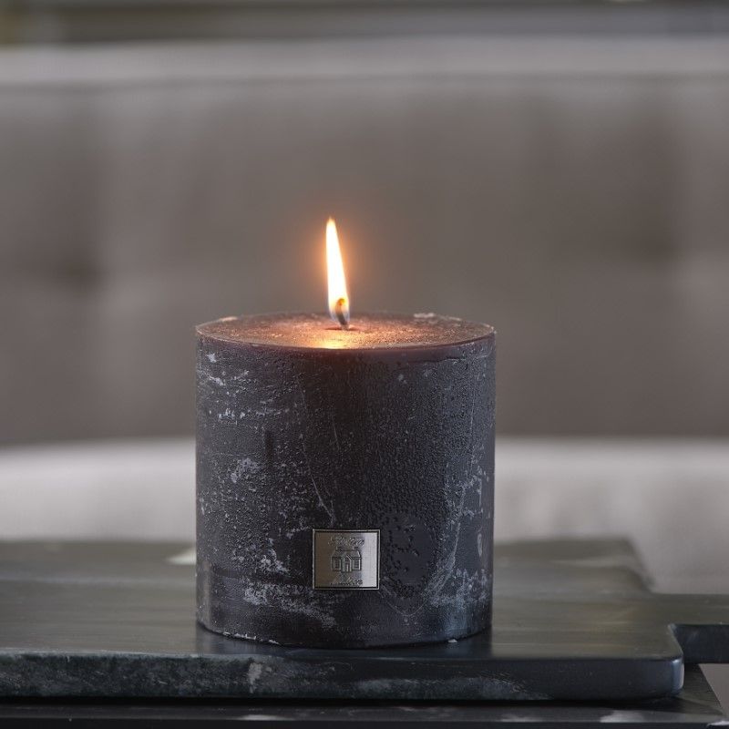 Rustic Candle black 10x10 467380