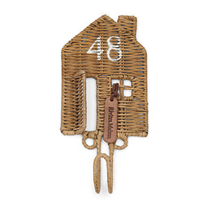 Rustic Rattan Happy Home Hook 473570