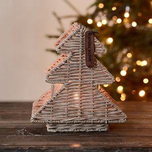 Rustic Rattan Lovely Trees Votive 489510