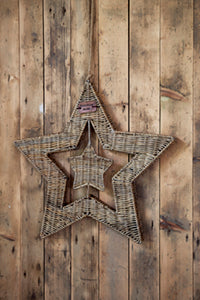Rustic Rattan Magical Star 381770