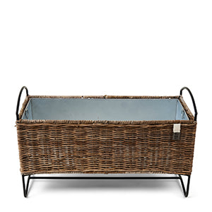 Rustic Rattan Planter Low 449440