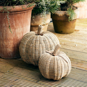 Rustic Rattan Pumpkin M 469090