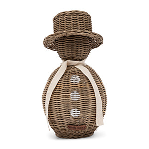 Rustic Rattan Snowman L 570240
