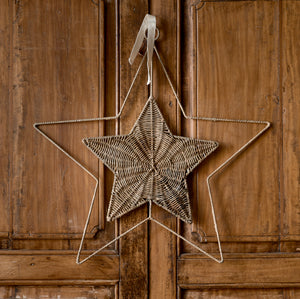 Rustic Rattan Star Door Decoration 457580