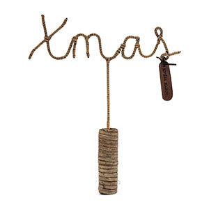 Rustic Rattan Xmas Tree Topper 514450