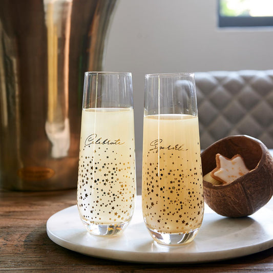 Sparkle Champagne Glasses 2 pcs 426360