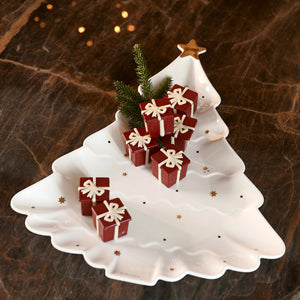 Sparkling Tree Serving Plate 493220
