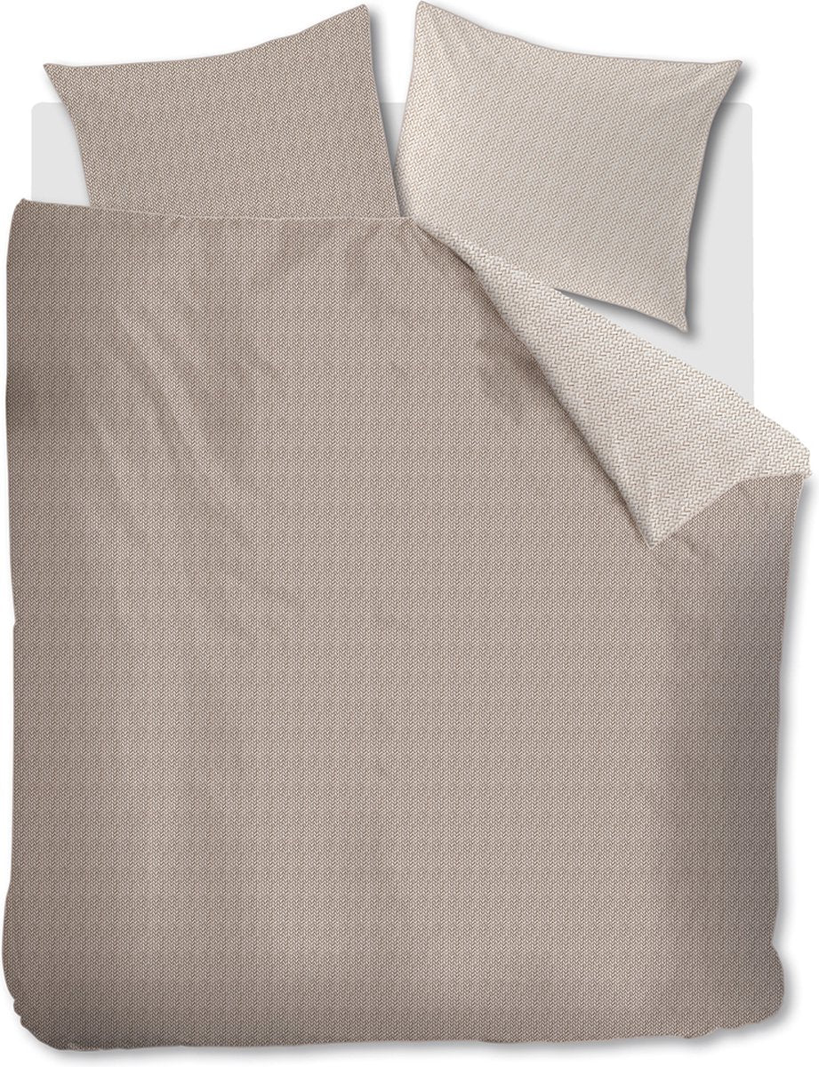 Twisted Dekbedovertrek Sand 240x200-220 329846