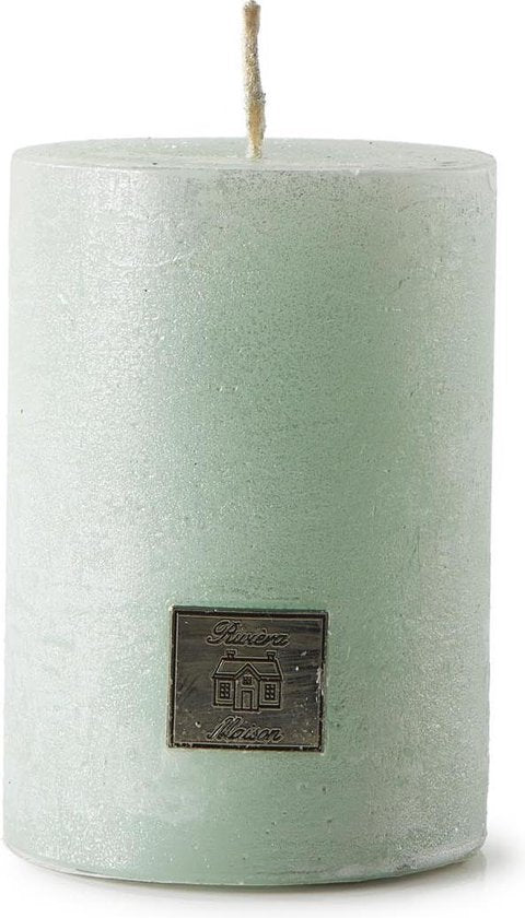rustic candle pearl jade 7x10 41540