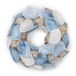 Blue Sea Shell Wreath Dia 15 481780