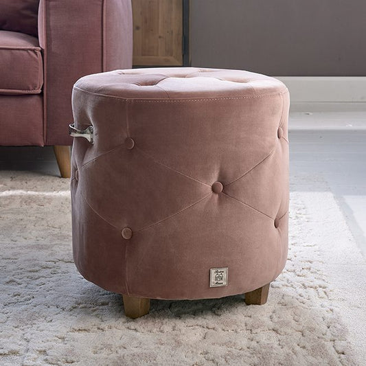 Bowery Footstool Vel III RoStain Decolicious