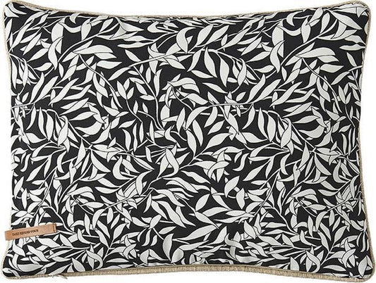 Cafe Floral Leaf Pillow Cover Decolicious