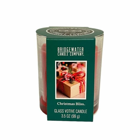Candle Glass Votive Christmas Bliss 203009