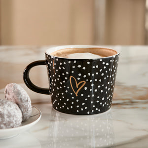 Dots & Stripes Heart Mug 493180