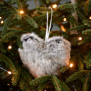 Fabulous Faux Fur Heart Ornament 494030