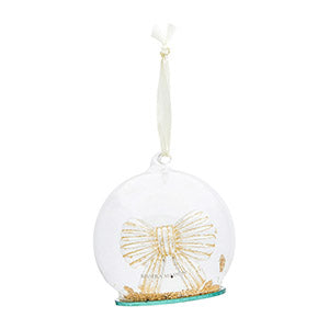 Glittery Bow Ornament Dia 12 512830