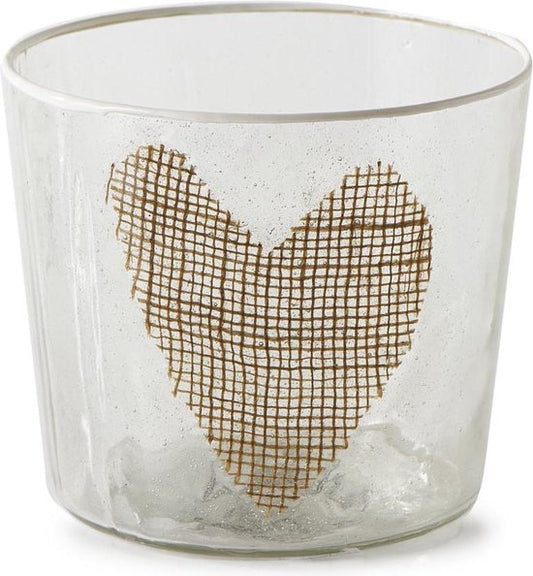 Happy Heart Votive Jute S 381150