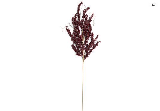 Christmas Berry Branch Burgundy 599450