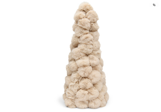 Furry Pom Pom Christmas Tree XL 599080