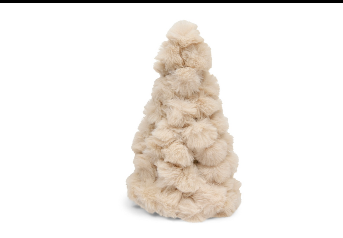 Furry Pom Pom Christmas Tree S 599060