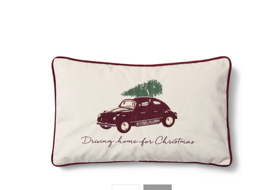 Driving home for Christmas Pillow 50x30 597820