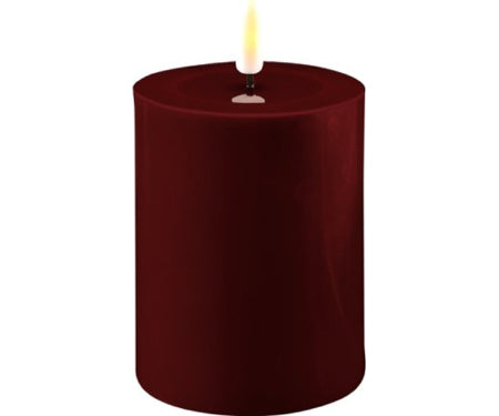 LED Kaars Bourgogne Red 7.5x10 RF-0239