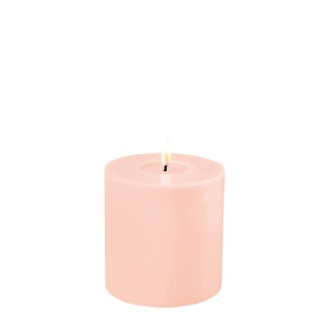 LED Kaars Light Pink | Ø:10 x 10 cm | Deluxe Homea RF 141