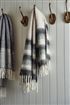 Magic Mohair Throw grey stripe 382680